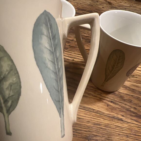 6 PIECE SET Portmeirion Seasons Leaves - 3 Plates 3 Mugs By Susan Williams-Ellis - Picture 12 of 14